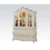 Chantelle Pearl White Hutch & Buffet Model 63544 By ACME Furniture